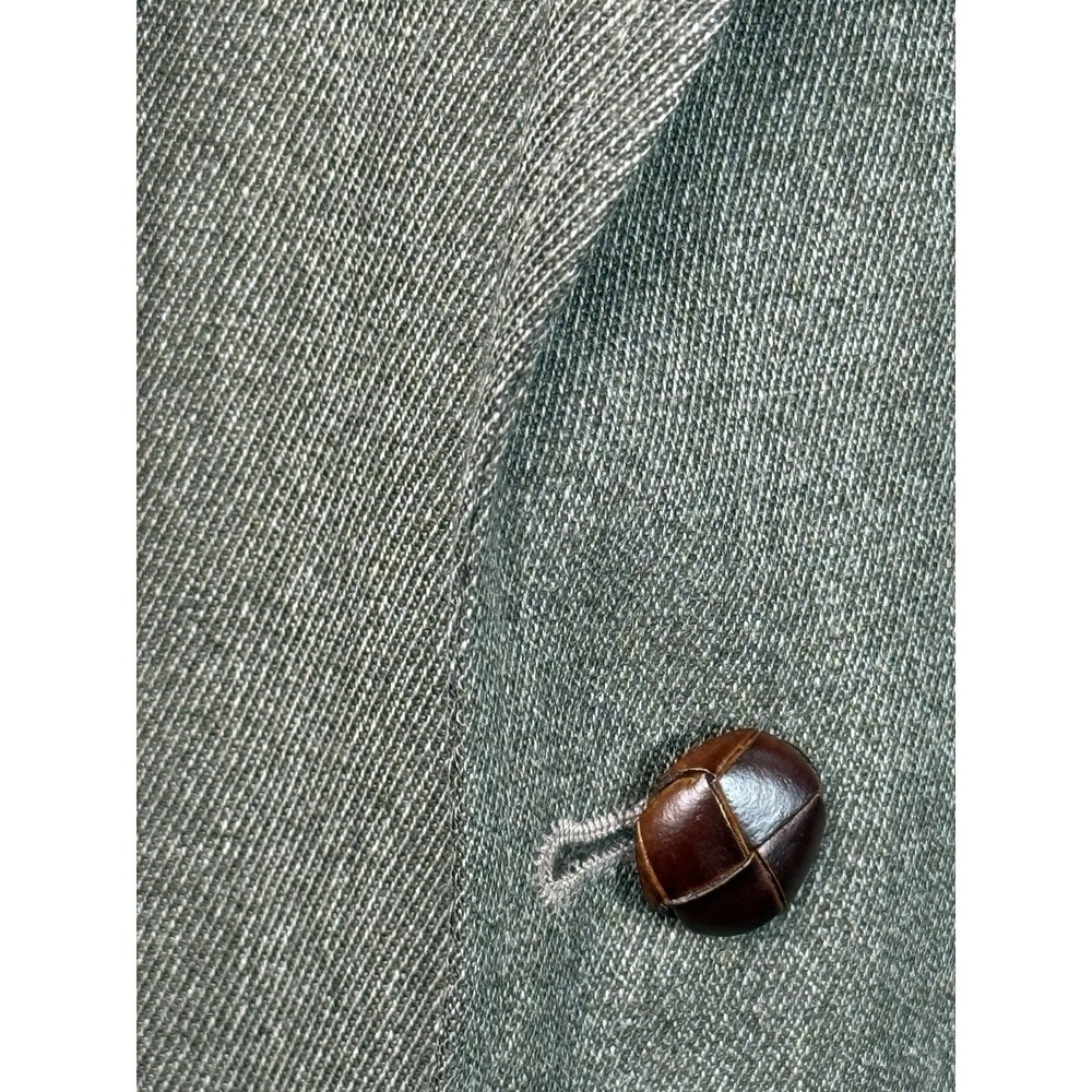 Vintage Orvis Tweed Blazer Sport Coat 42R Made in USA Suede Elbow Patches - Picture 13 of 13